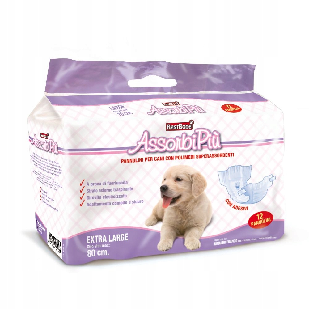 

Pieluchy Pampersy dla psa rozm XL