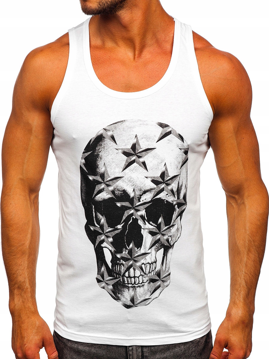 

Koszulka Tank Top Męska Biała 14831 Rozmiar_l