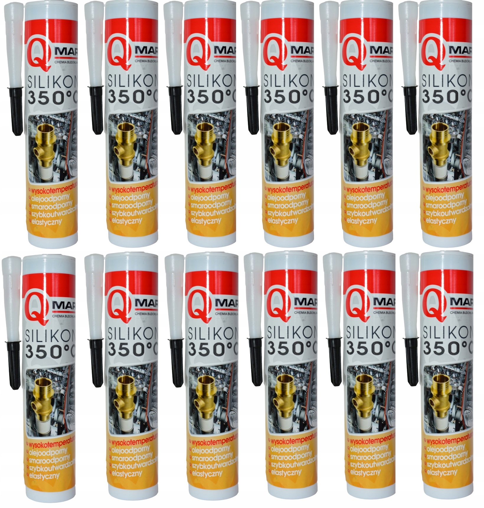 

Qmar silikon wysokotemperaturowy 350°C karton 12