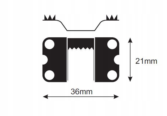 WIESZAK WCISKOWY DO RAM, ANTYRAM, ZAWIESZKA 5 SZT Kod producenta Zawieszka w21