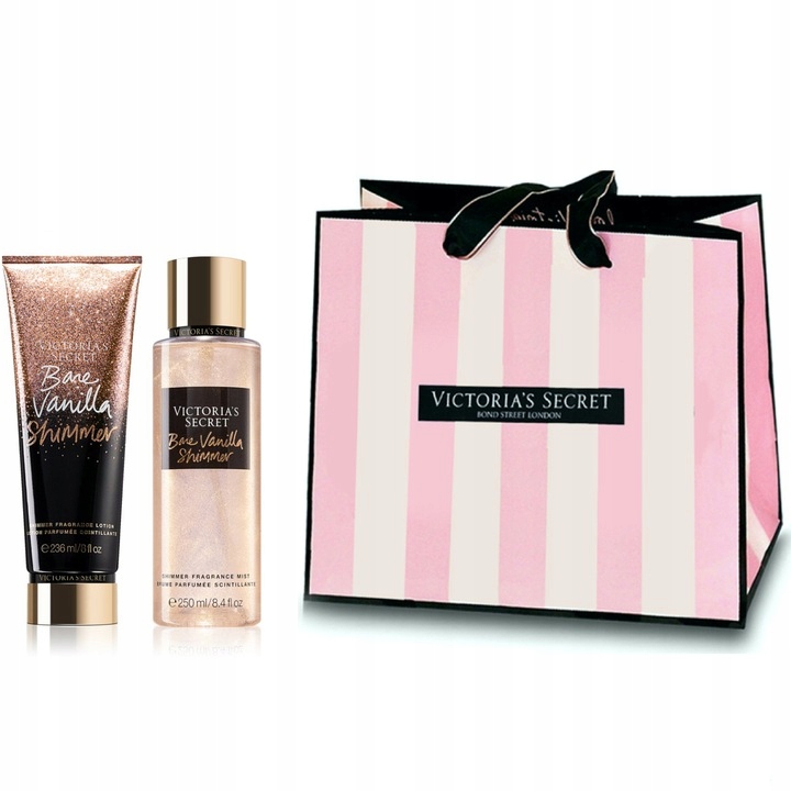 

Victoria Secret BareVanilla Shimmer Mgiełka Zestaw