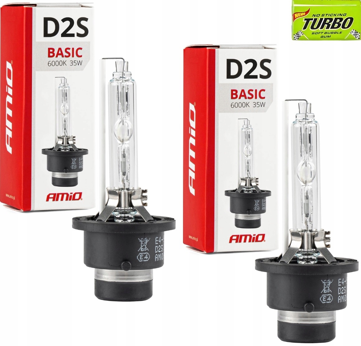2x D2S Żarówka Żarnik Xenon Ksenon D2S 6000K 35W 12V Zestaw Xenonów