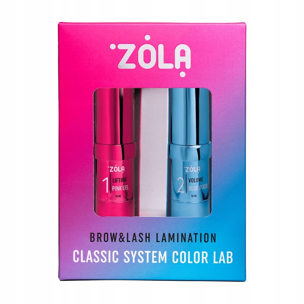 Sada pro laminaci řas a obočí Zola Classic System Color Lab