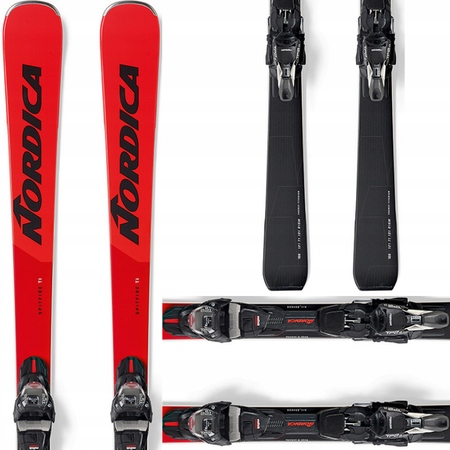 Narty zjazdowe Nordica Spitfire Ti Fdt 162 cm Wiązania