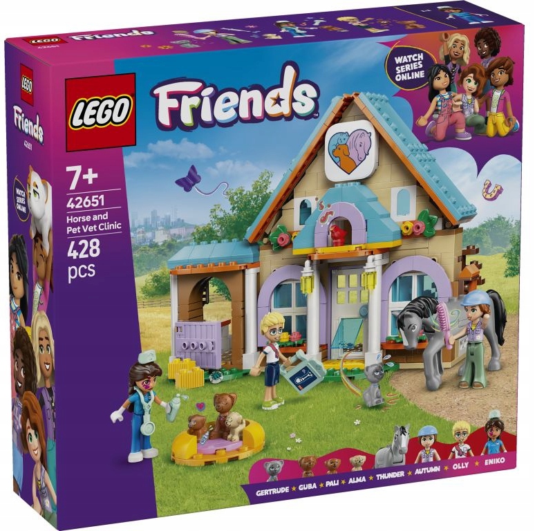 42651 Lego Friends – Kůň a léčebna pro zvířata