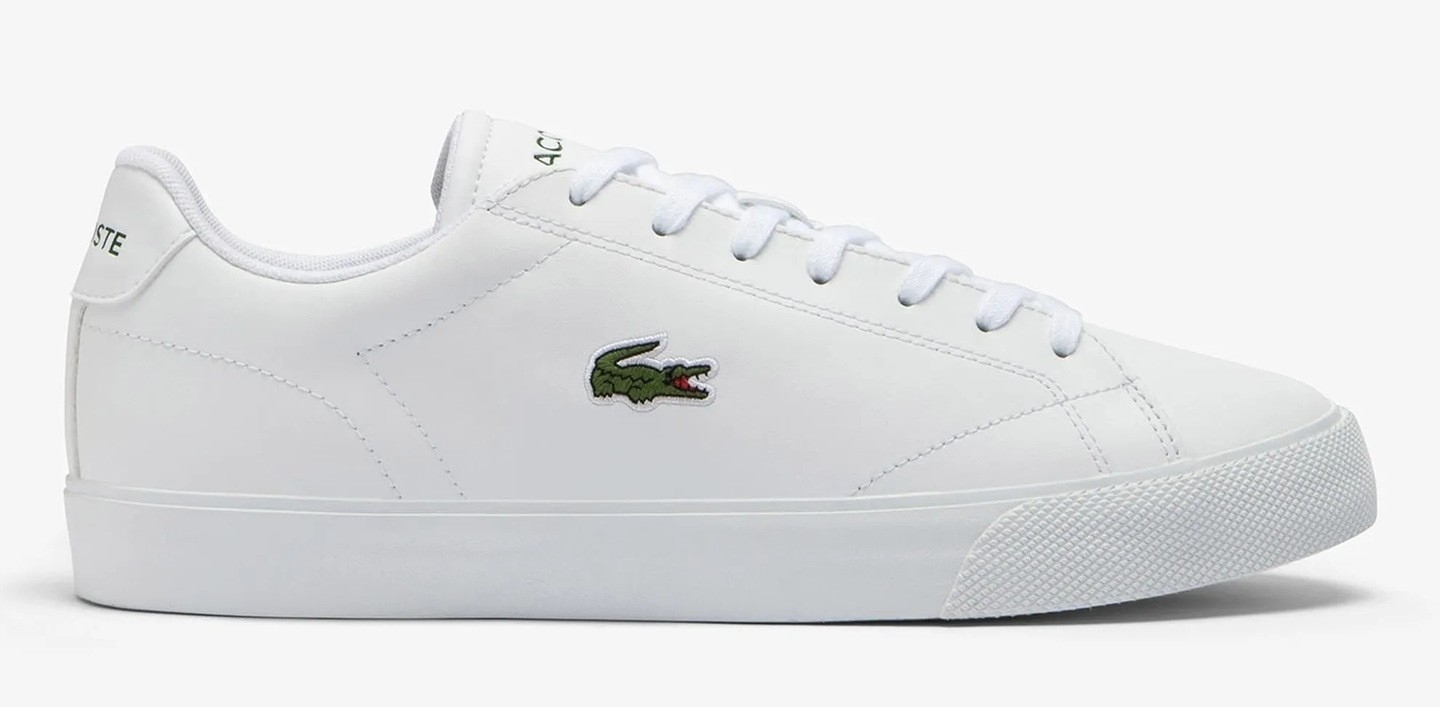 Boty Lacoste Lerond Set 125 749CMA0036-21G bílé kožené 42