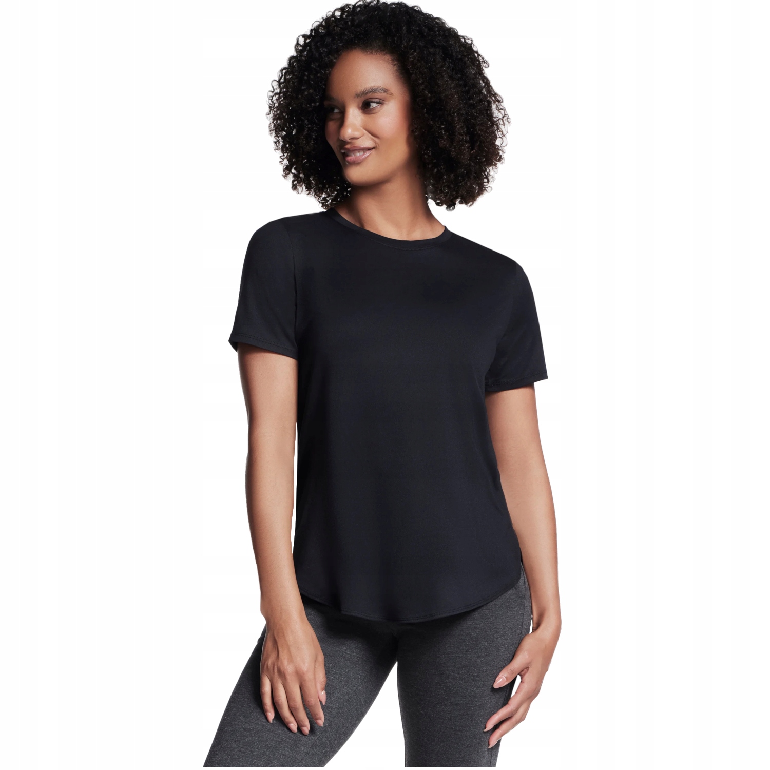 Skechers Godri Swift Tunic Tee [L] Dámské tričko Polyester Černá