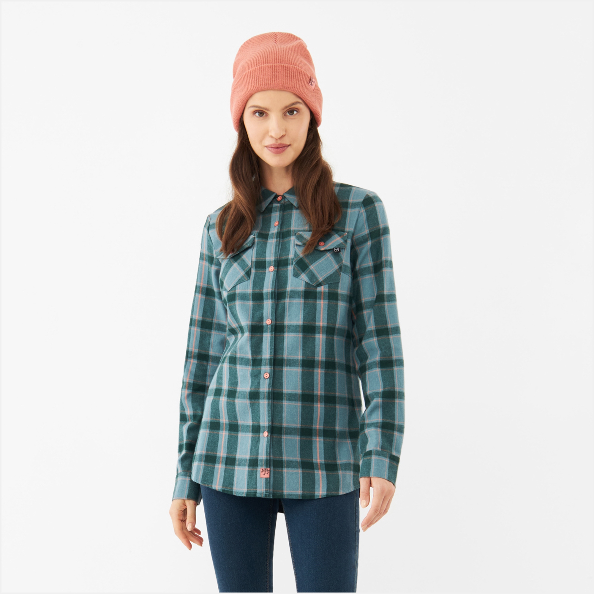 Koszula w kratkę z długim rękawem Viking Shamrock Bamboo Lady M