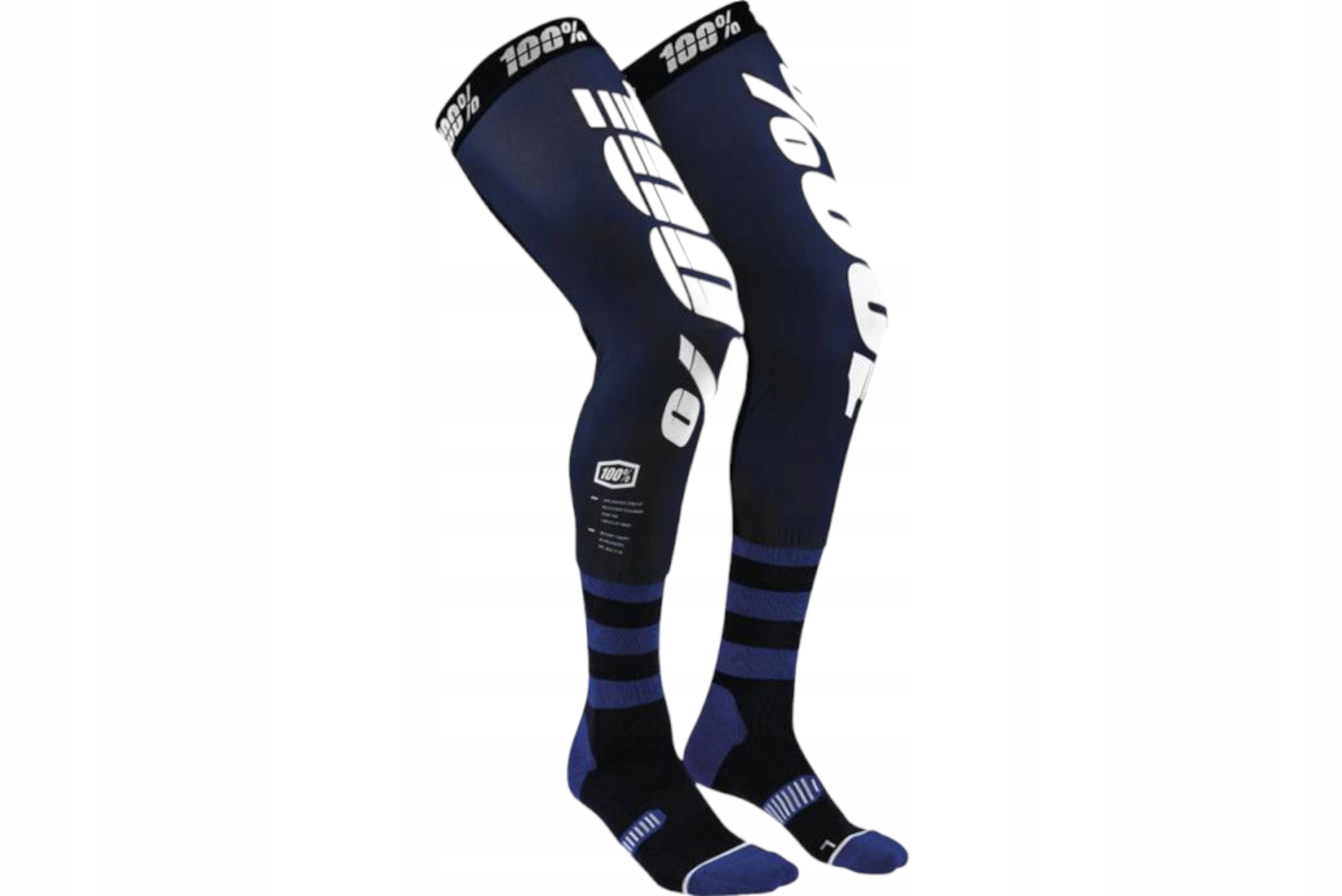 Skarpety motocyklowe 100% Procent Rev MX Knee Brace Navy L/XL