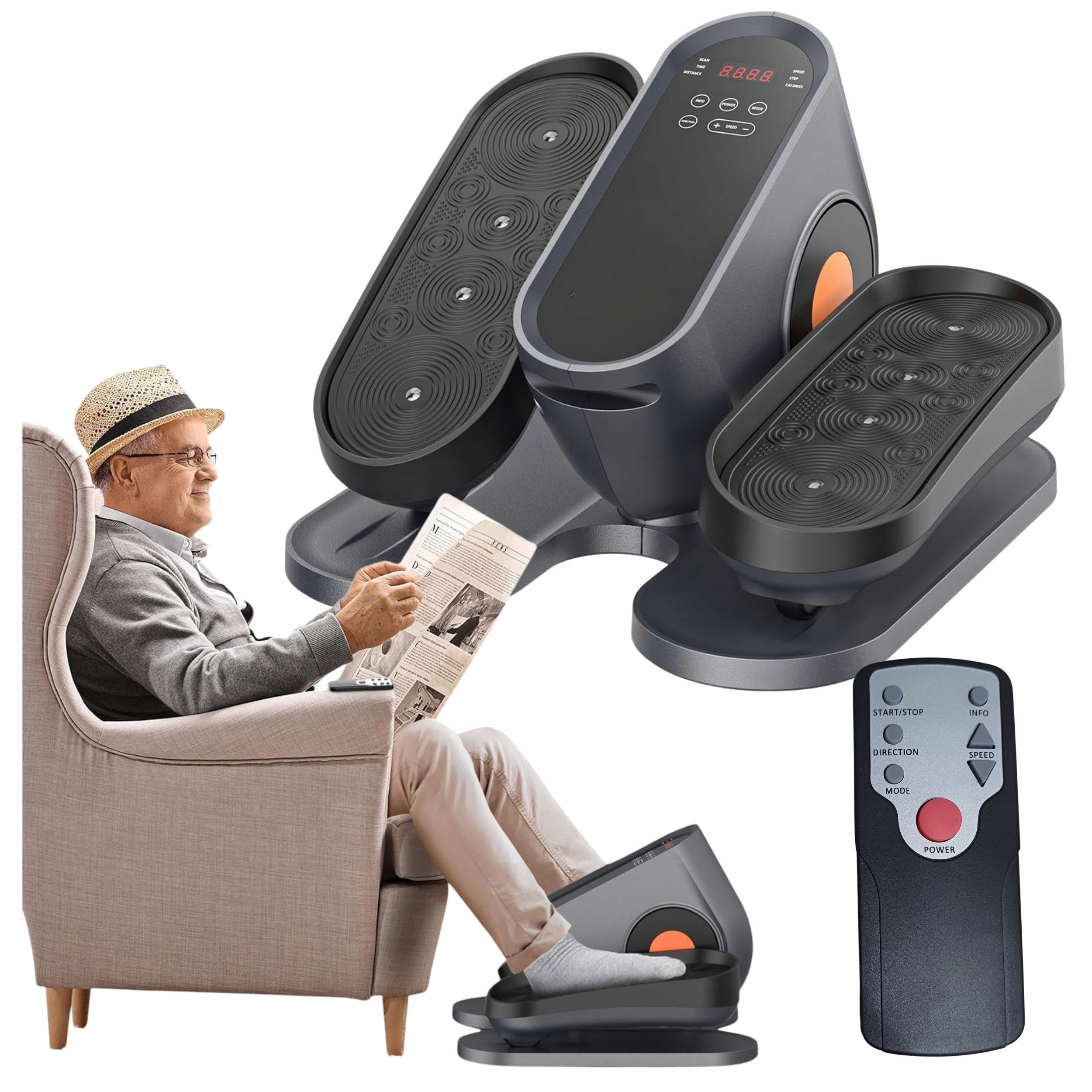 Elektrický trenažér, eliptické kolo pro trénink rychlosti doma, programy