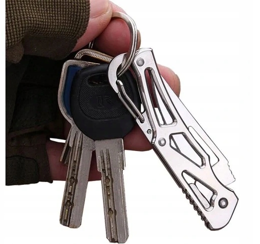 NÓŻ SCYZORYK PŁASKI LEKKI NÓŻ SKŁADANY CHROM Marka inna marka