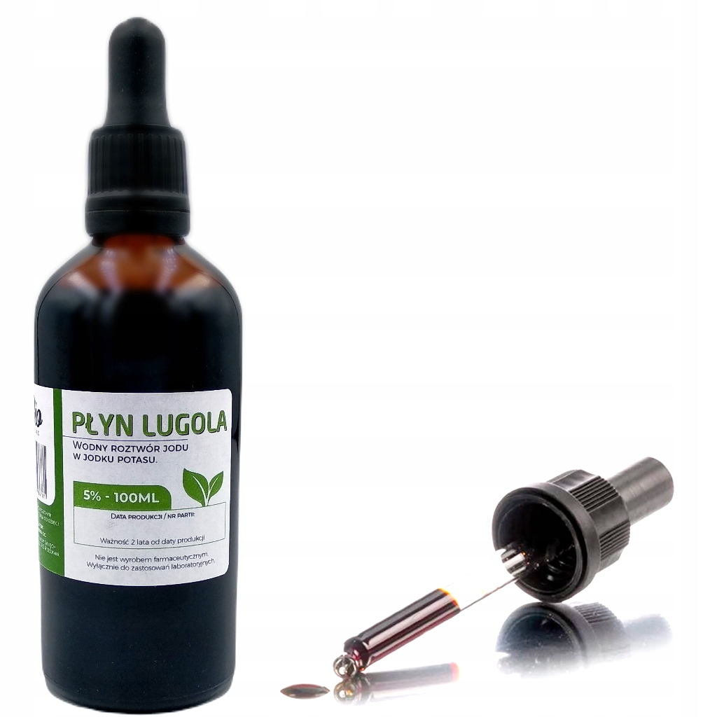 

Płyn Lugola 5% butelka 100ml BioSpark jod jodek Pl