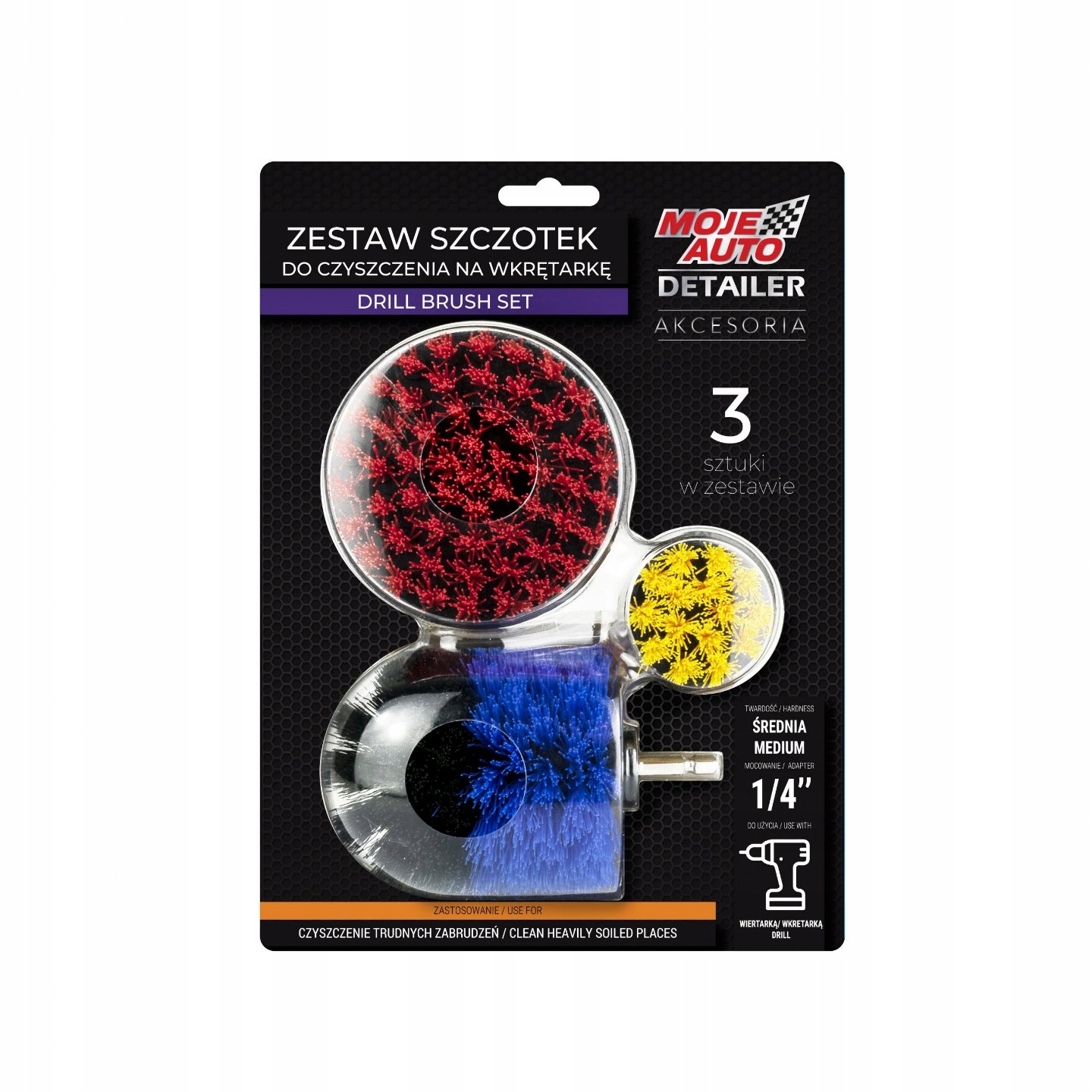 

Zestaw Szczotek do Czyszczenia Moje Auto Detailer