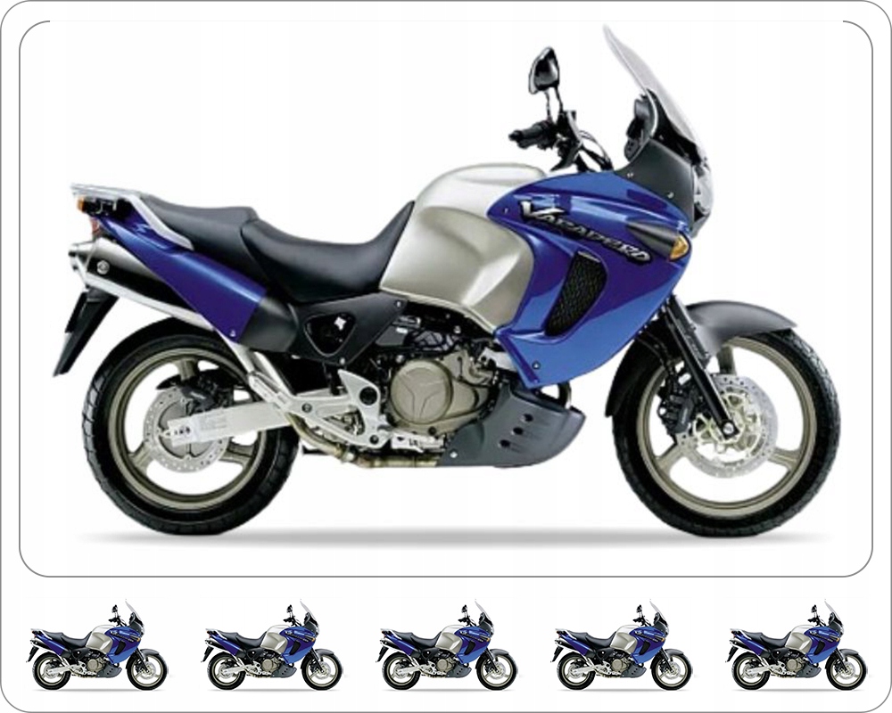 Samolepky Juula Pro Honda XL 1000 V Varadero 1999-2002 Modré PB284
