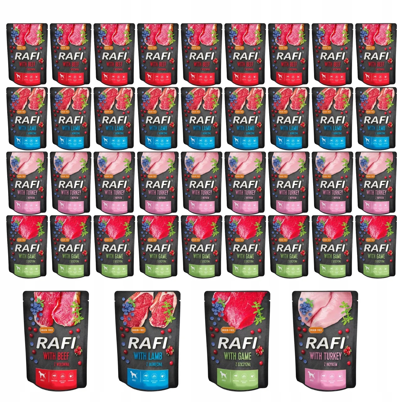 Rafi Saszetki dla Psa 40x300