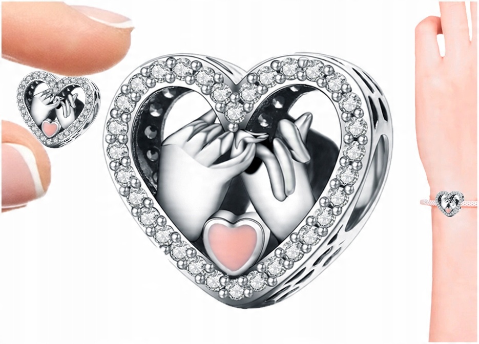 

Charms Miłosna Przysięga Charms Zawieszka Srebro