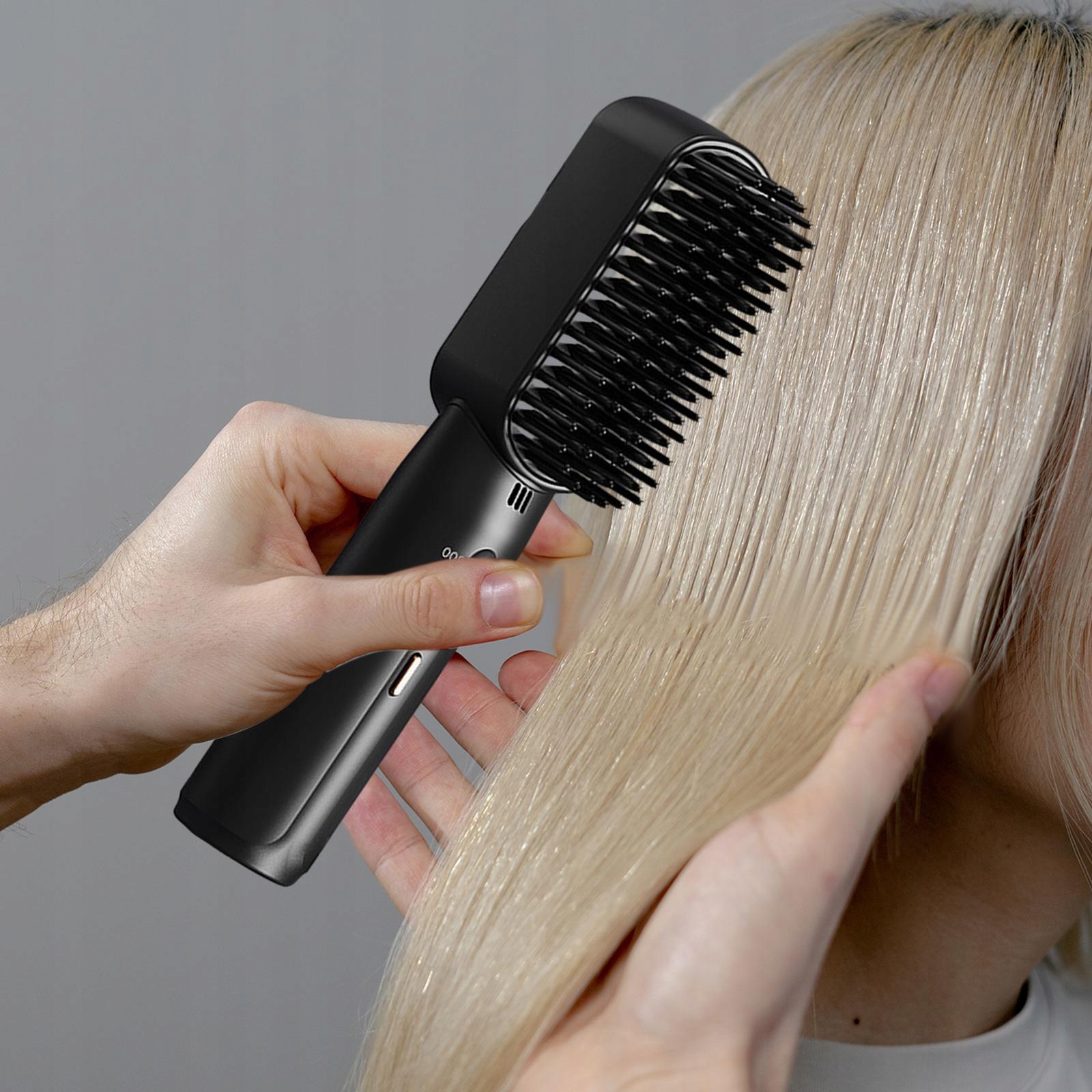 Cordless Hair Straightener Multifunctional with 3 Adjustable Black