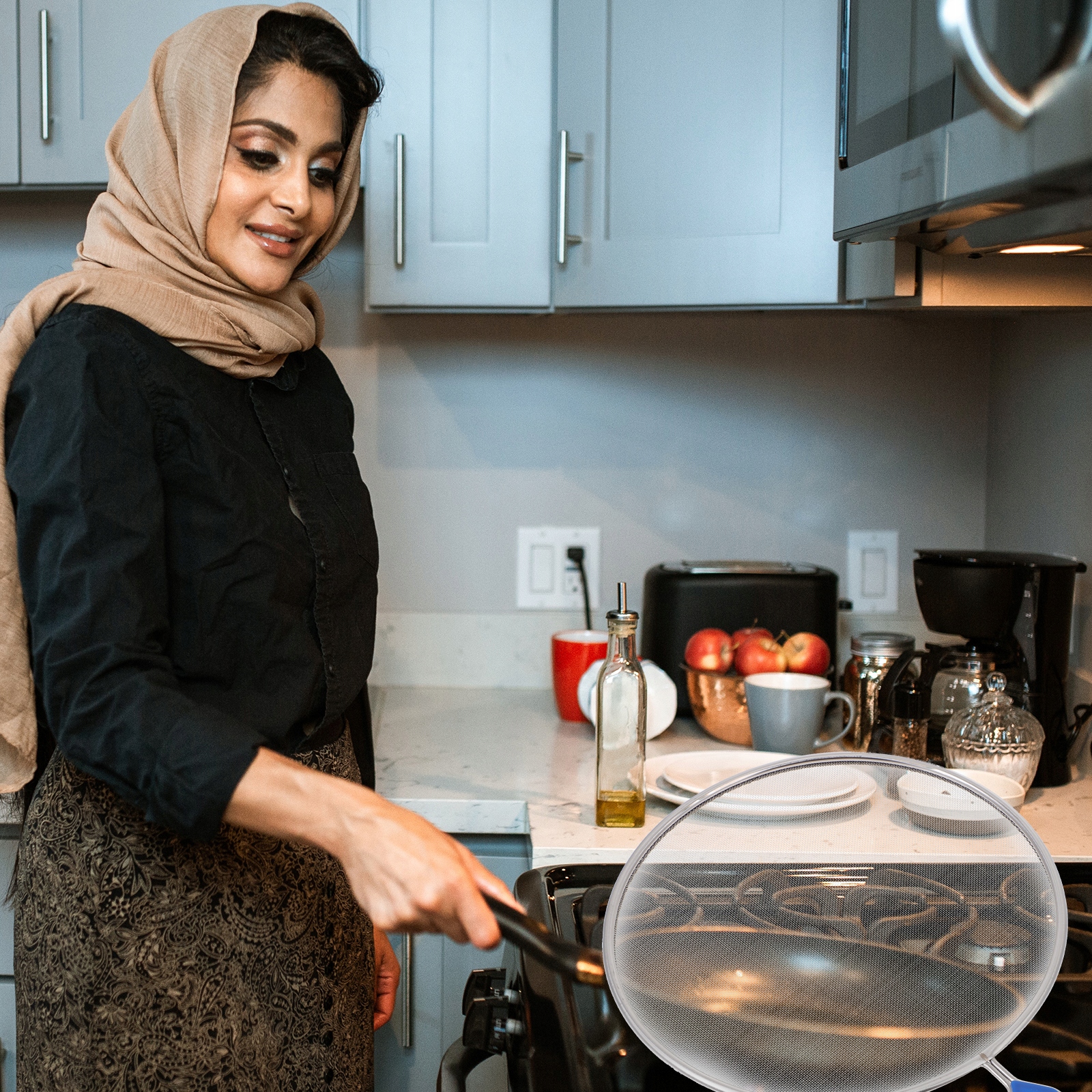 SITKO TŁUSZCZU ZABEZPIECZAJĄCE POKRYWKI OLEJU Marka bez marki