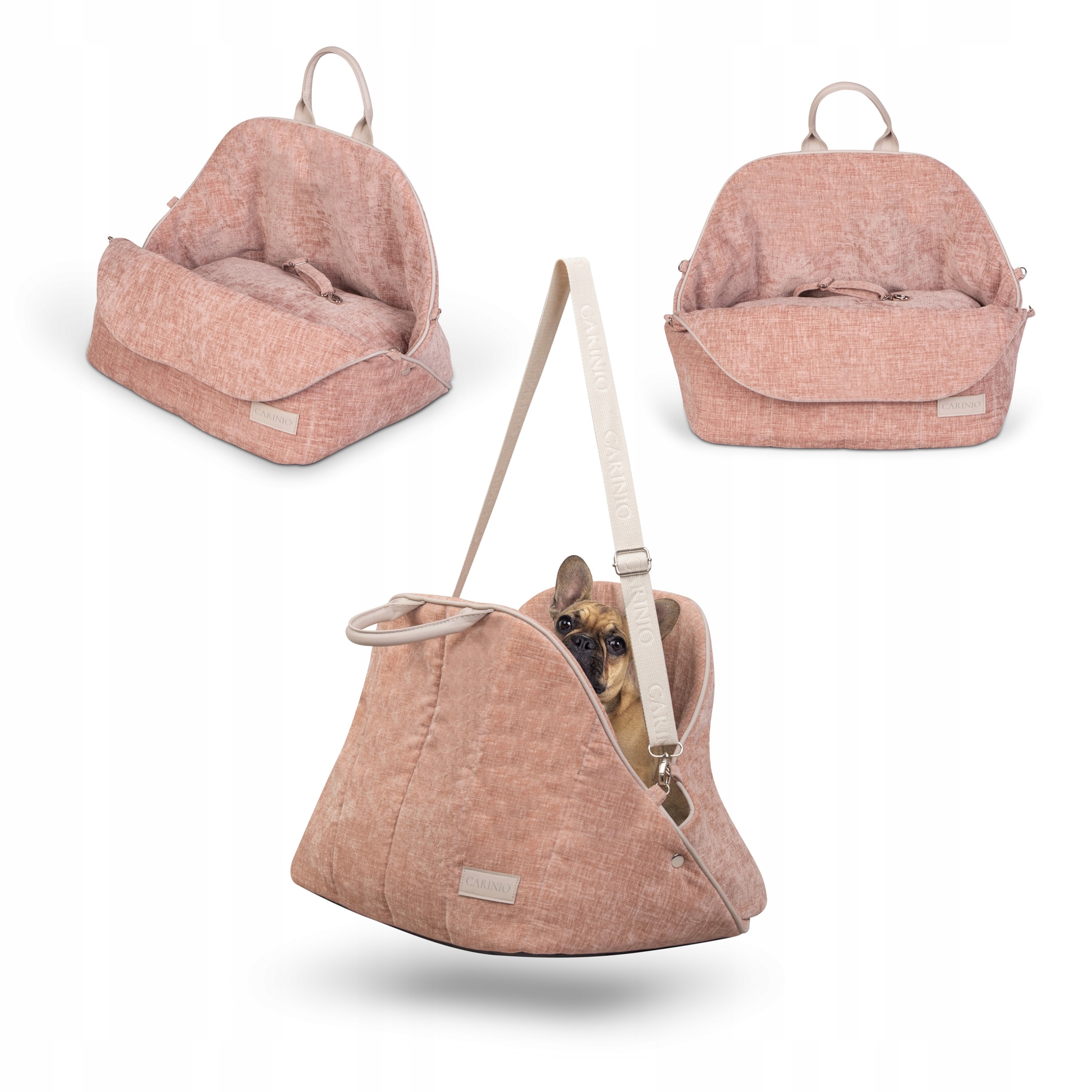 Levně Přepravní taška Pro Psa Kočku M L Amis Carinio Měkký polštář 56x36x36 cm