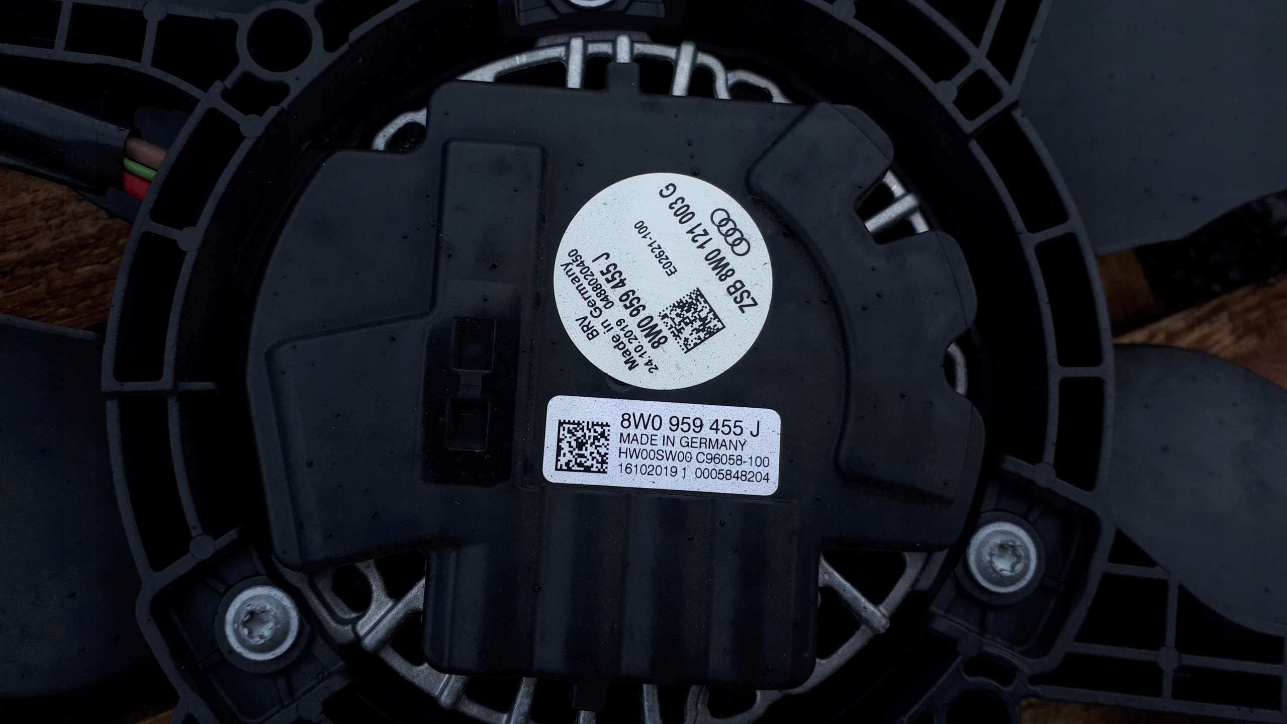 A4 B9 LIFT ventilátor chladiče modul A5 8W