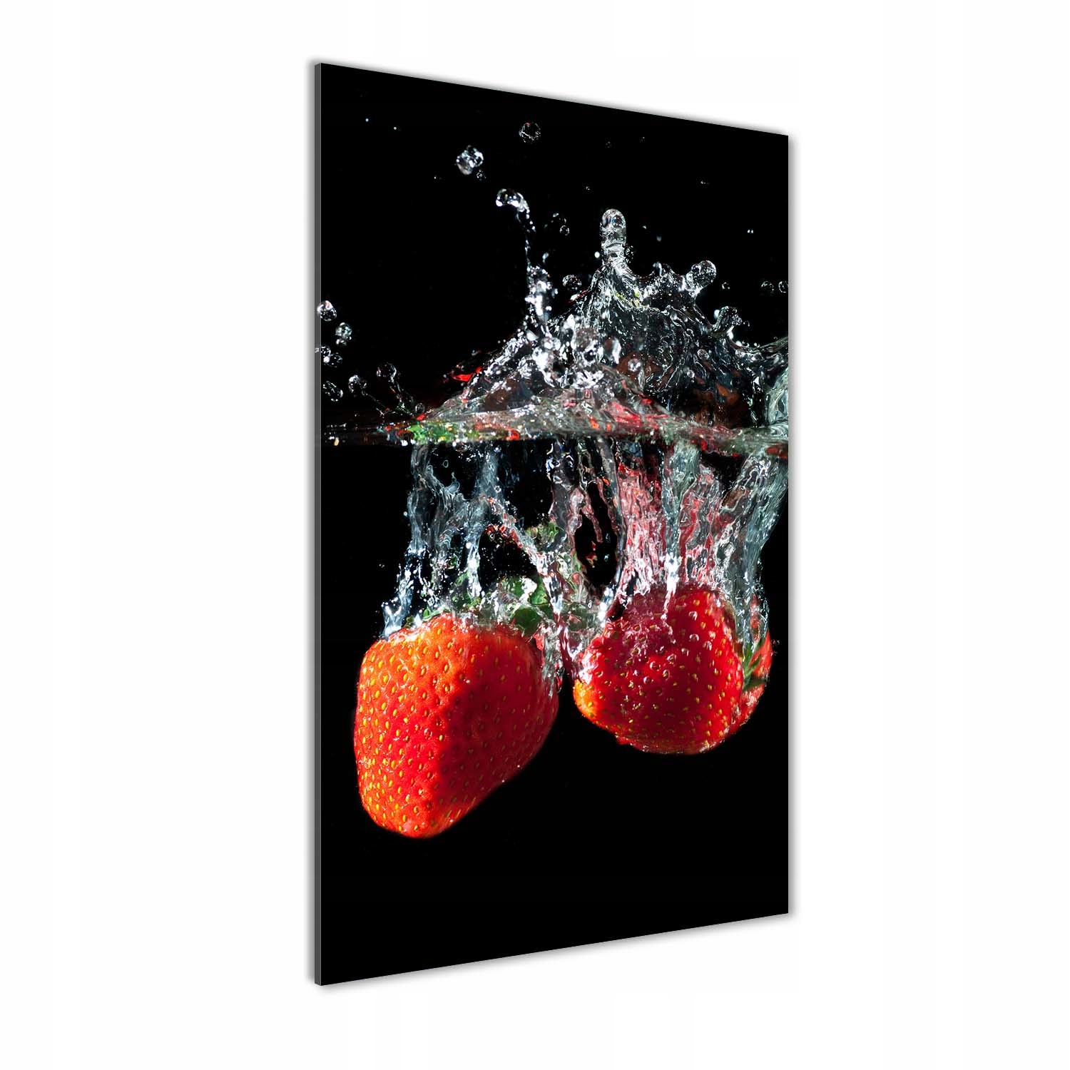 

Foto obraz akrylowy Truskawki pod wodą 50x100 cm