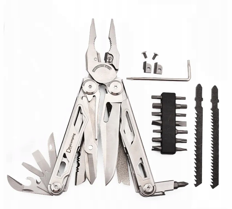 DAICAMPING DL30 NARZĘDZIE WIELOFUNKCYJNE MULTITOOL ZESTAW + ETUI Marka Daicamping