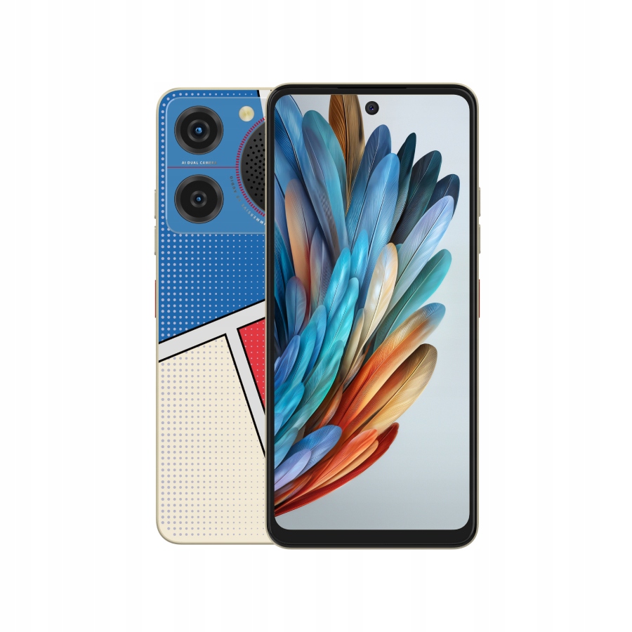 Zte Smartfon Nubia Music 4/128GB 6,6" 90Hz Pop Art Dts X Z2353 Etui
