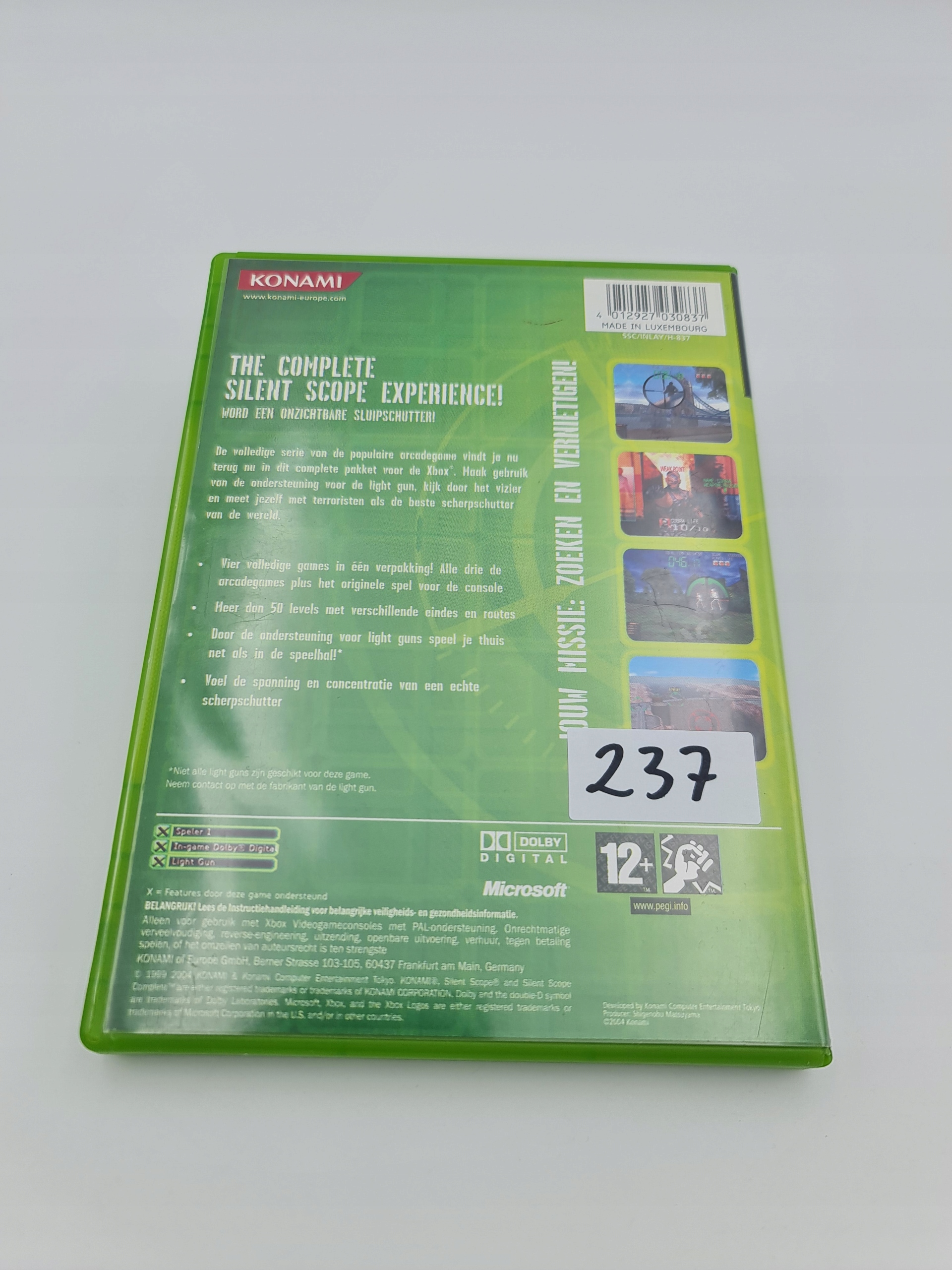 XBOX SILENT SCOPE COMPLETE Platforma Microsoft Xbox