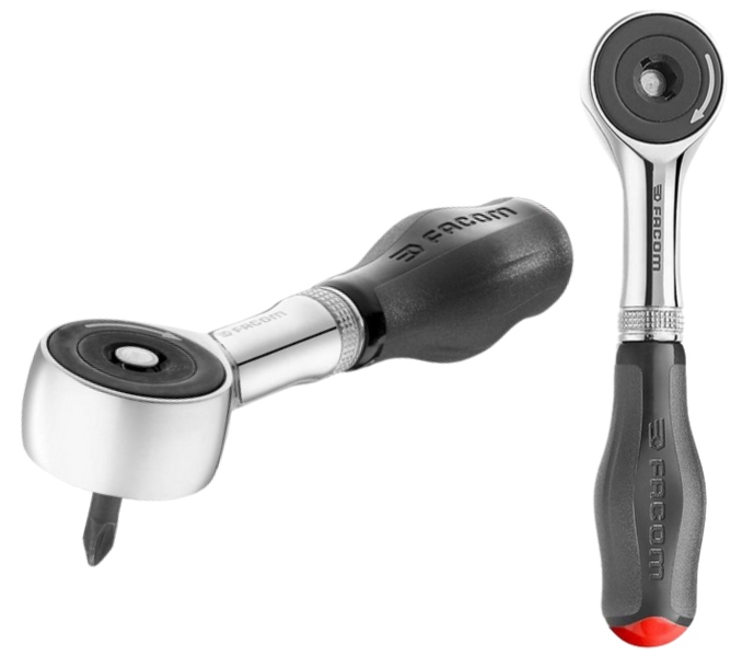 Grzechotka na bity rękojeść obrotowa do końcówek 1/4" Facom R.PE360