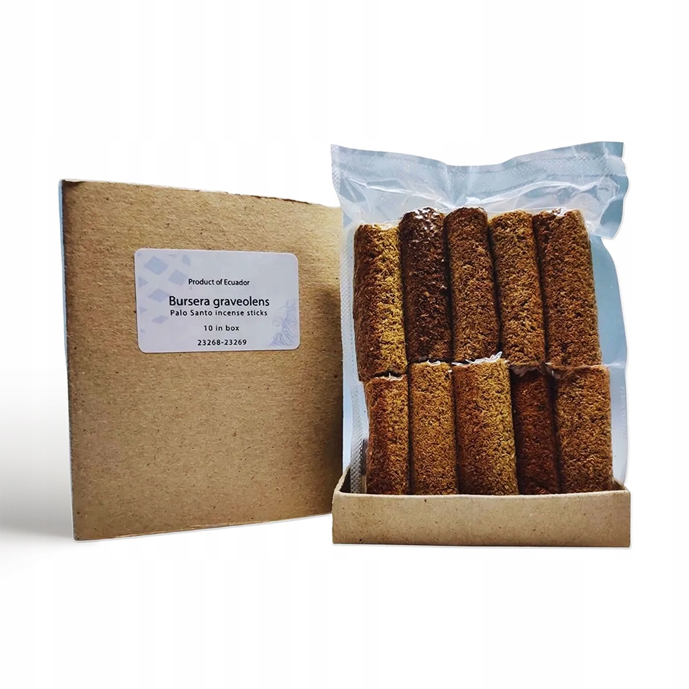 Kadidlo Přírodní kadidlo Palo Santo Relax pro meditaci Ekvádor 10 Ks
