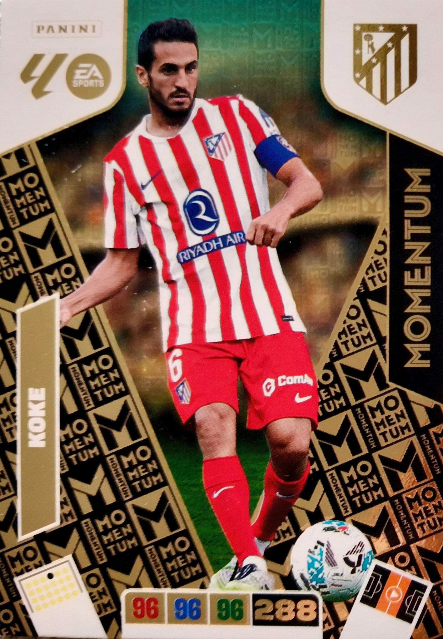 Karty Piłkarskie La Liga hiszpańska 2025-26 2026 Momentum Koke Atletico
