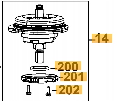 Pokrywa skrzyni przekładni podzespół N230836