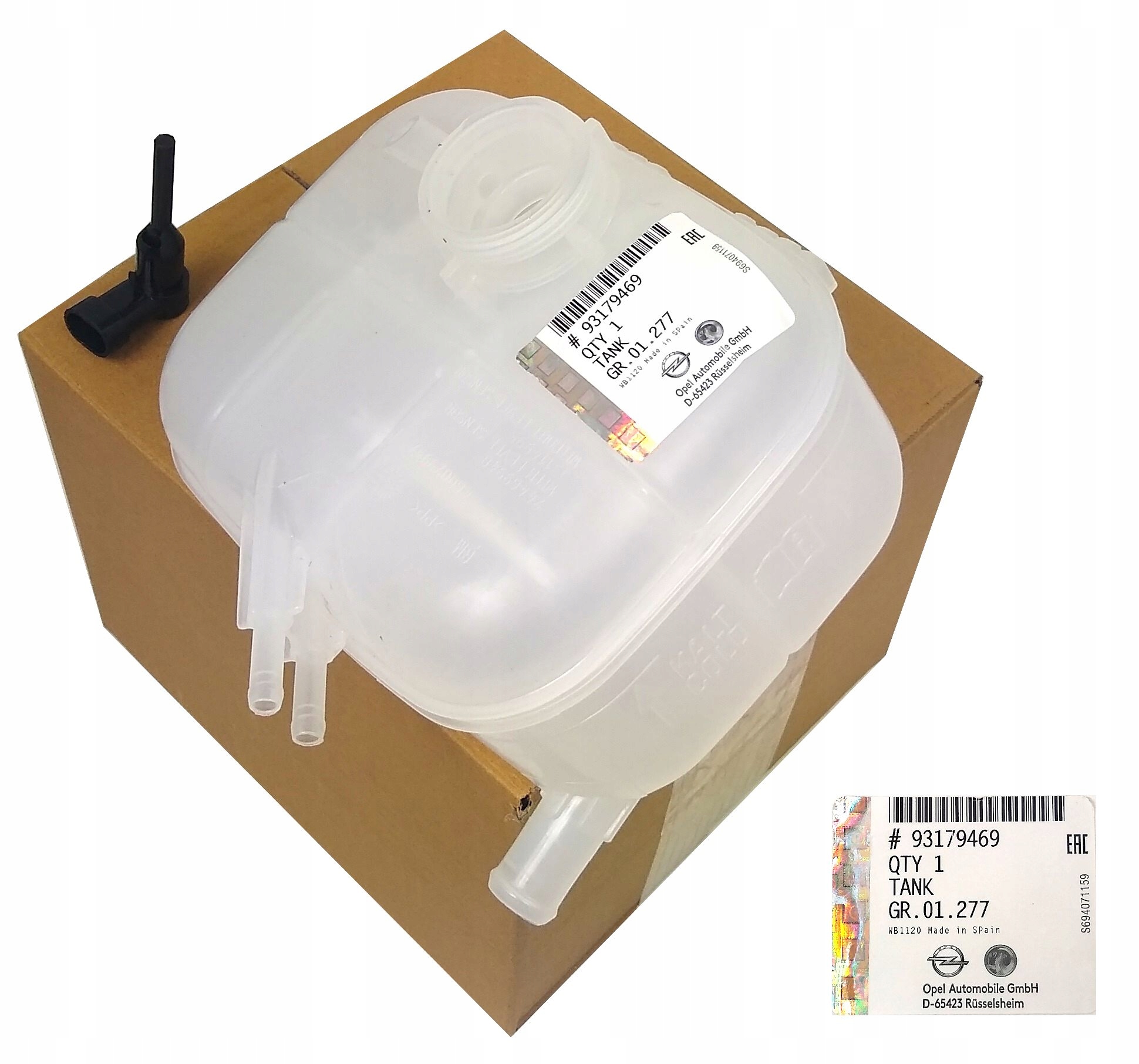 ZBIORNIK WYRÓWNAWCZY GM + CZUJNIK OPEL ASTRA III H