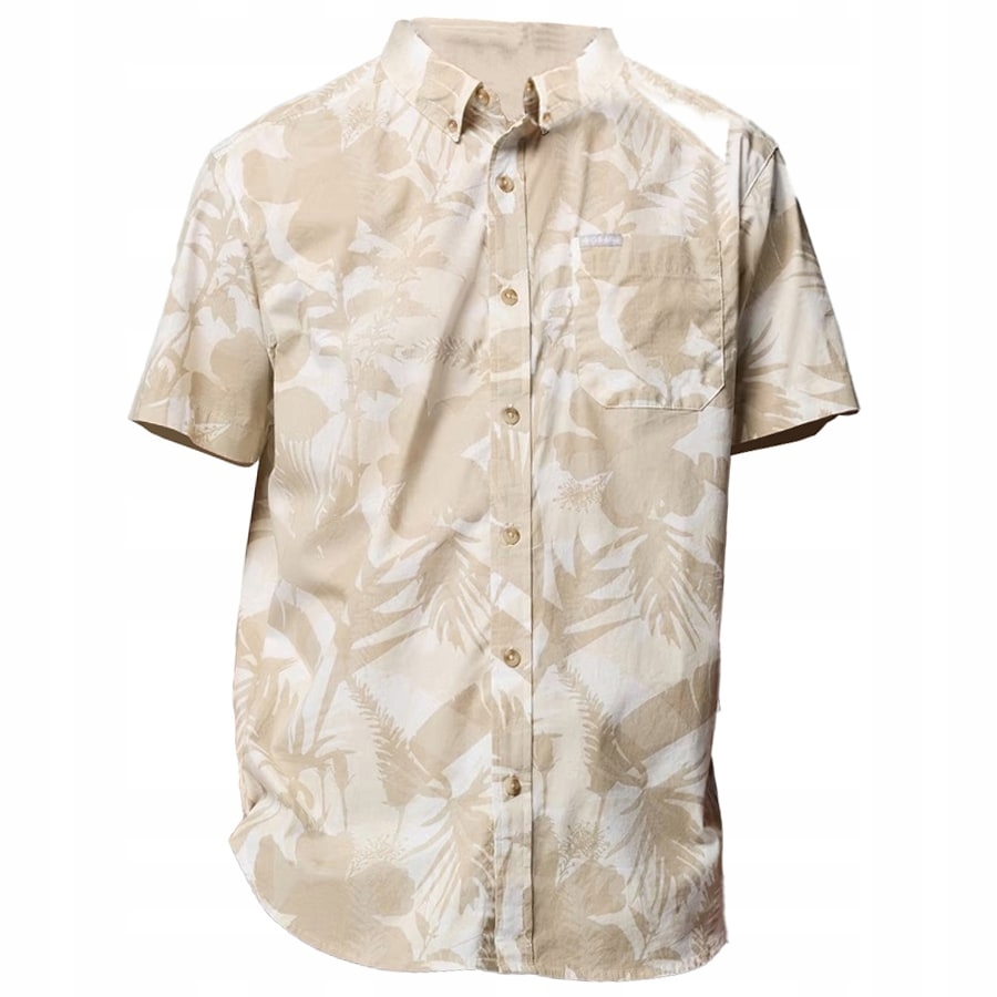 Košile Columbia Rapid Rivers Printed Short Sleeve Sea Salt/Botaniflage XXL