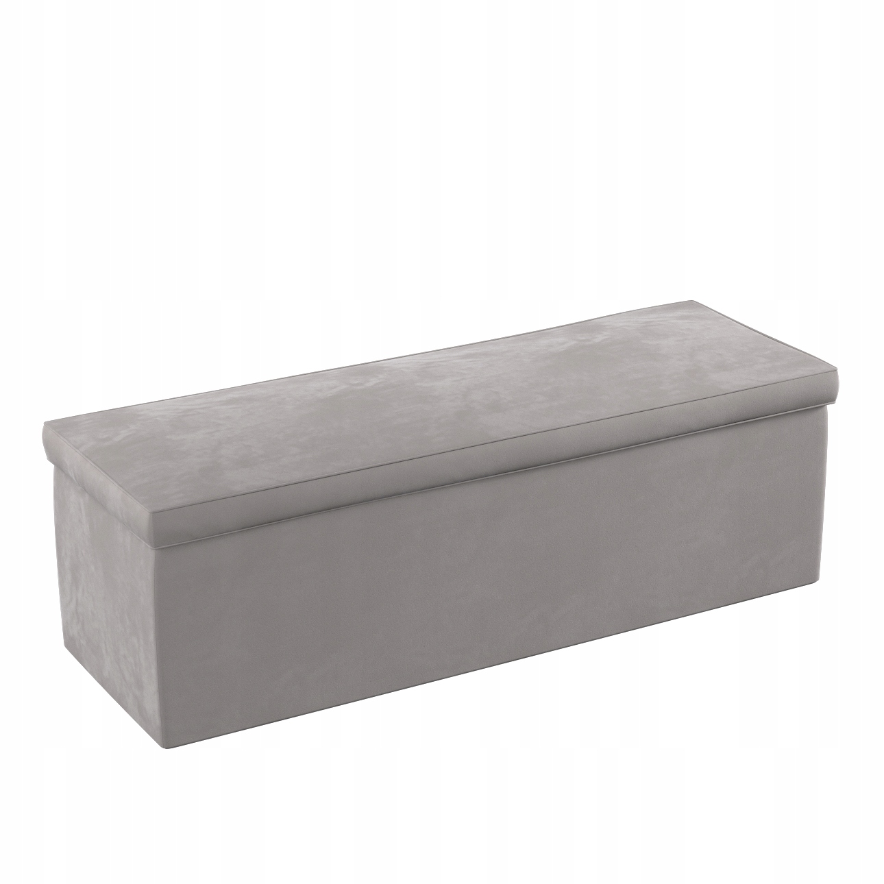 Truhla čalouněná holubí šedá velvet 120cm