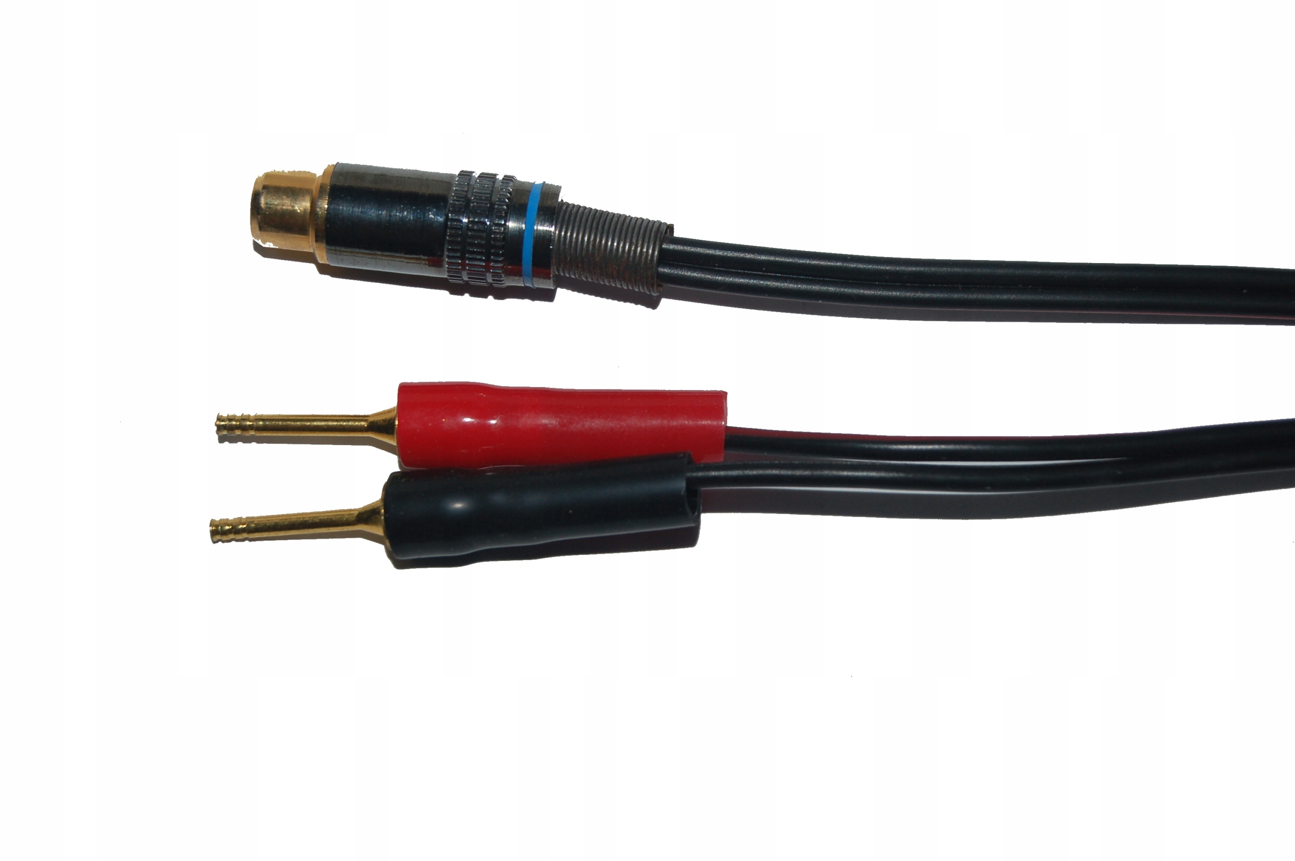 Kabel głośnik. gniazdo RCA/szpilki p. 2x1,5mm 1m