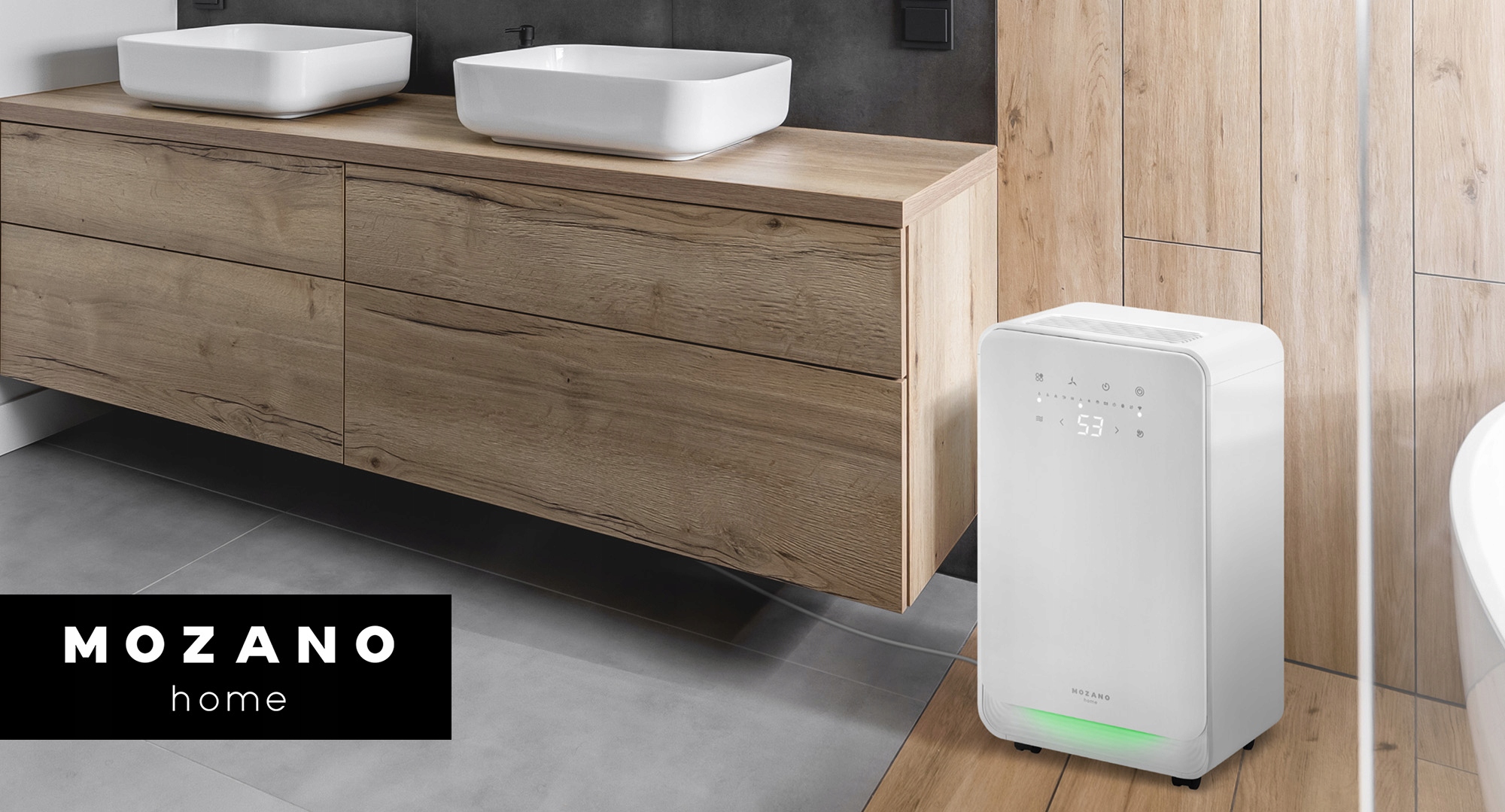 OSUSZACZ POWIETRZA 12L/24H POCHŁANIACZ WILGOCI + TIMER HIGROSTAT WIFI Filtry węglowy