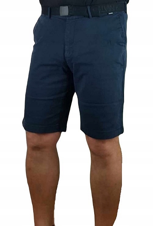 Spodenki Calvin Klein -K10K109591- z paskiem W40