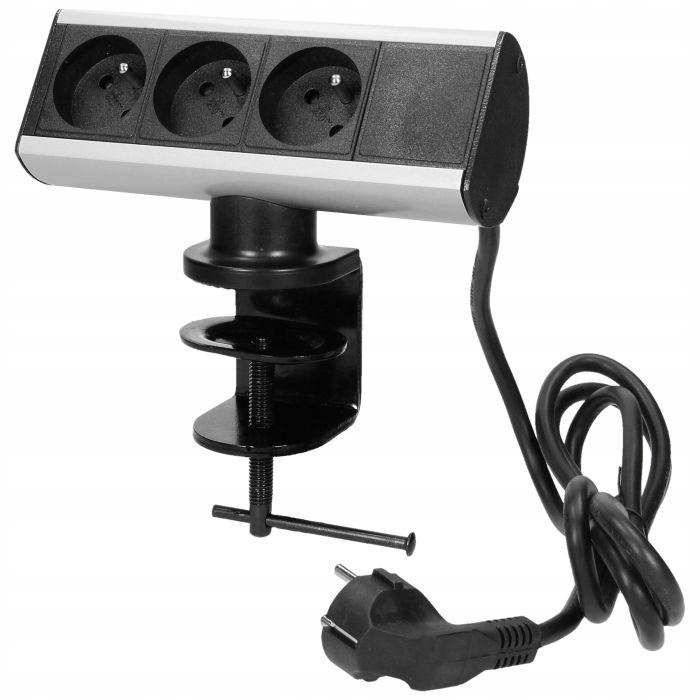 Šroubovací nábytková zásuvka 1,8 m, 3x2P+Z