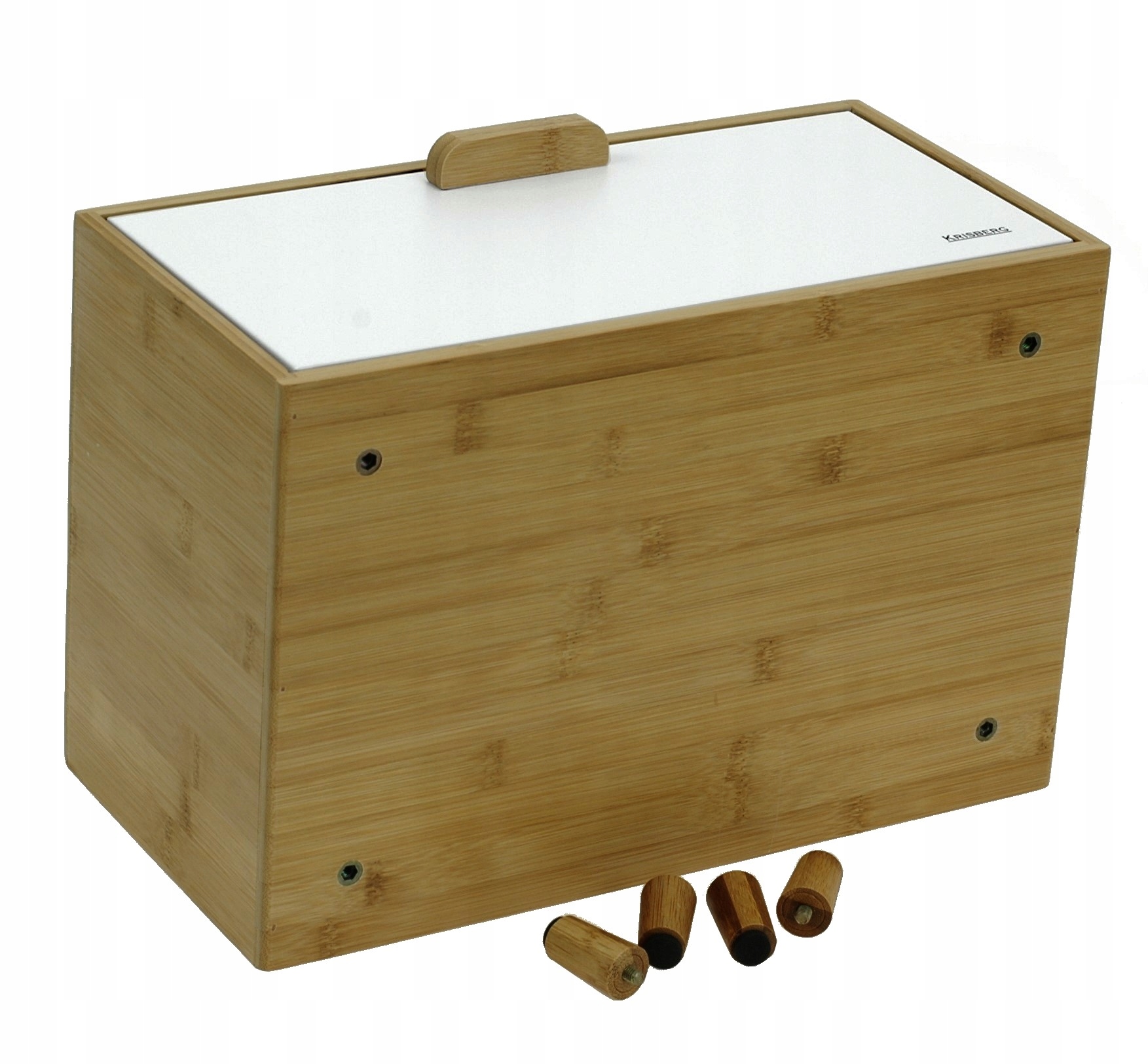 CHLEBAK Pojemnik na PIECZYWO Chleb Drewno BAMBUS Marka Krisberg