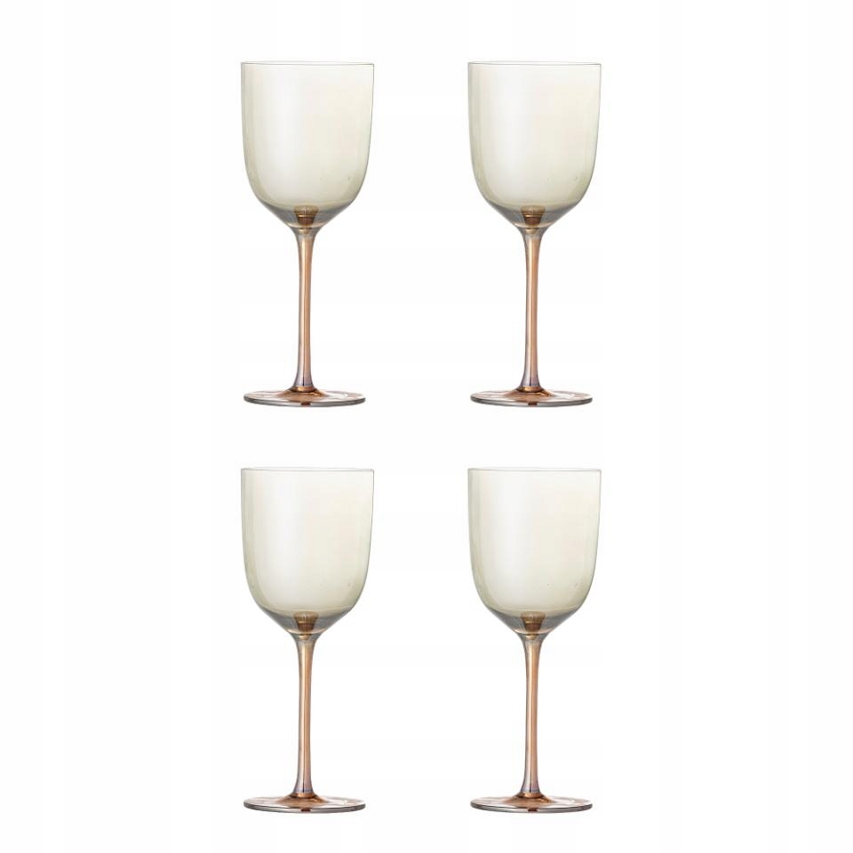 Skleničky víno Bloomingville Aston 4 Ks Hnědé