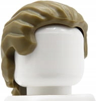 

Lego włosy figurki męskie ciemny blond, z kucykiem