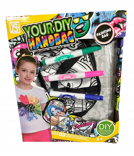 ZESTAW KREATYWNY TORBA DO KOLOROWANIA + MAZAKI