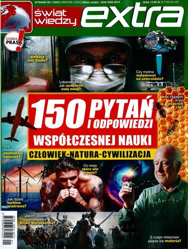 ŚWIAT WIEDZY EXTRA 1/2024 - 150 PYTAŃ I ODPOWIEDZI