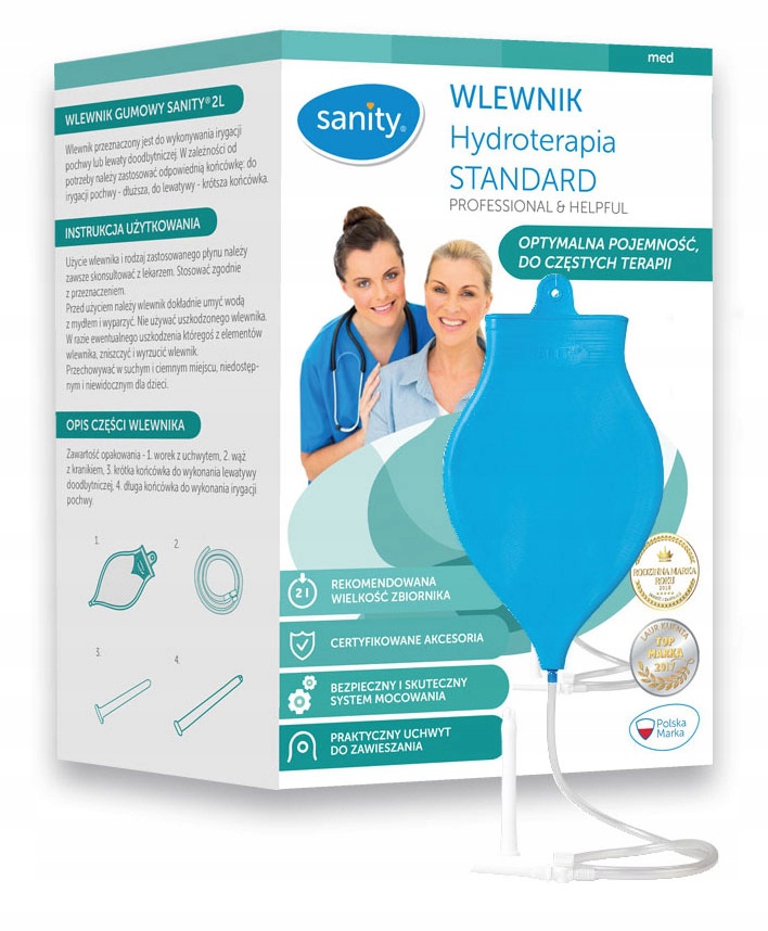 

Sanity Zestaw Lewatywa Irygator Wlewnik 2L