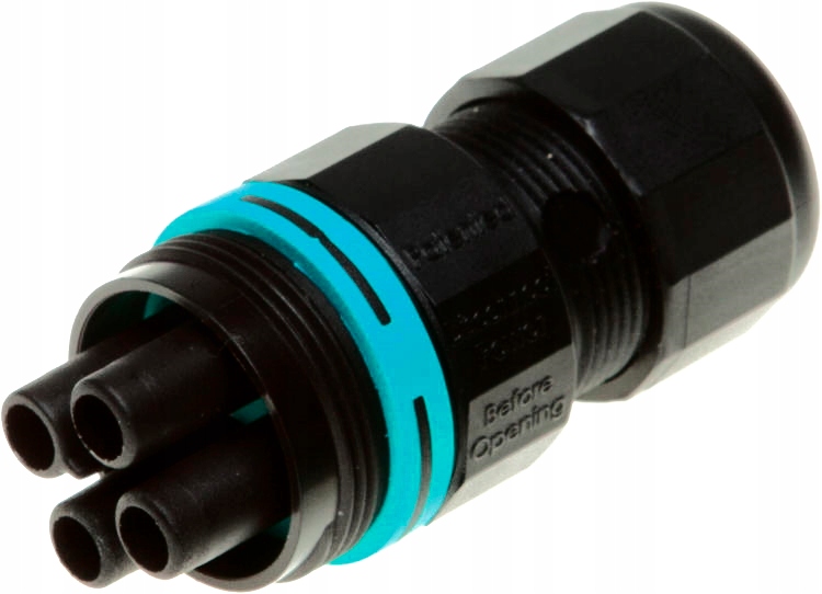 Złącze gniazdo hermetyczne złączka kablowa 3 tory Kod producenta THB.400.D1A