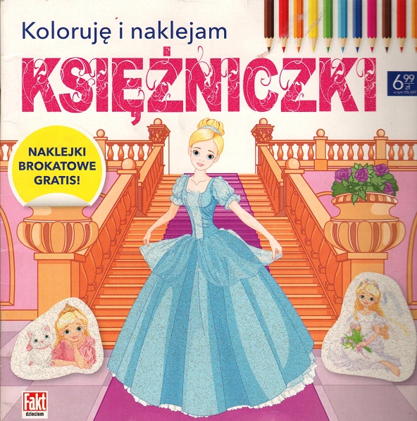 

Koloruję i naklejam Księżniczki