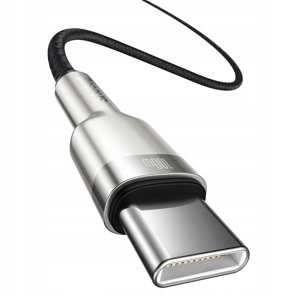 BASEUS KABEL USB-C SZYBKIE ŁADOWANIE PRZEWÓD TYPE-C PD 100W QC 4.0 5A 1M Długość przewodu 1 m