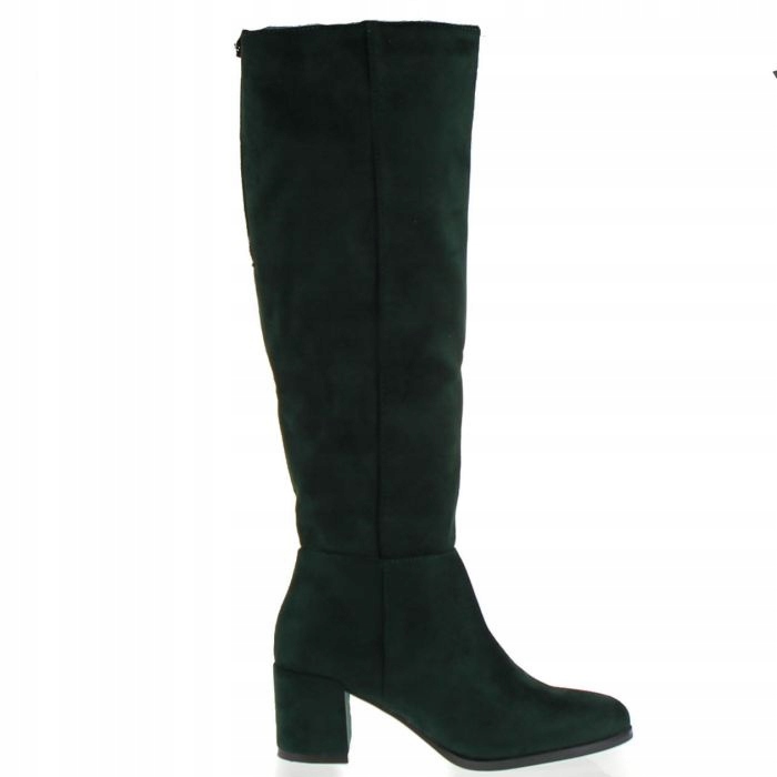 C Zelené Kozačky Na Kostce Sergio Leone Semiš 36