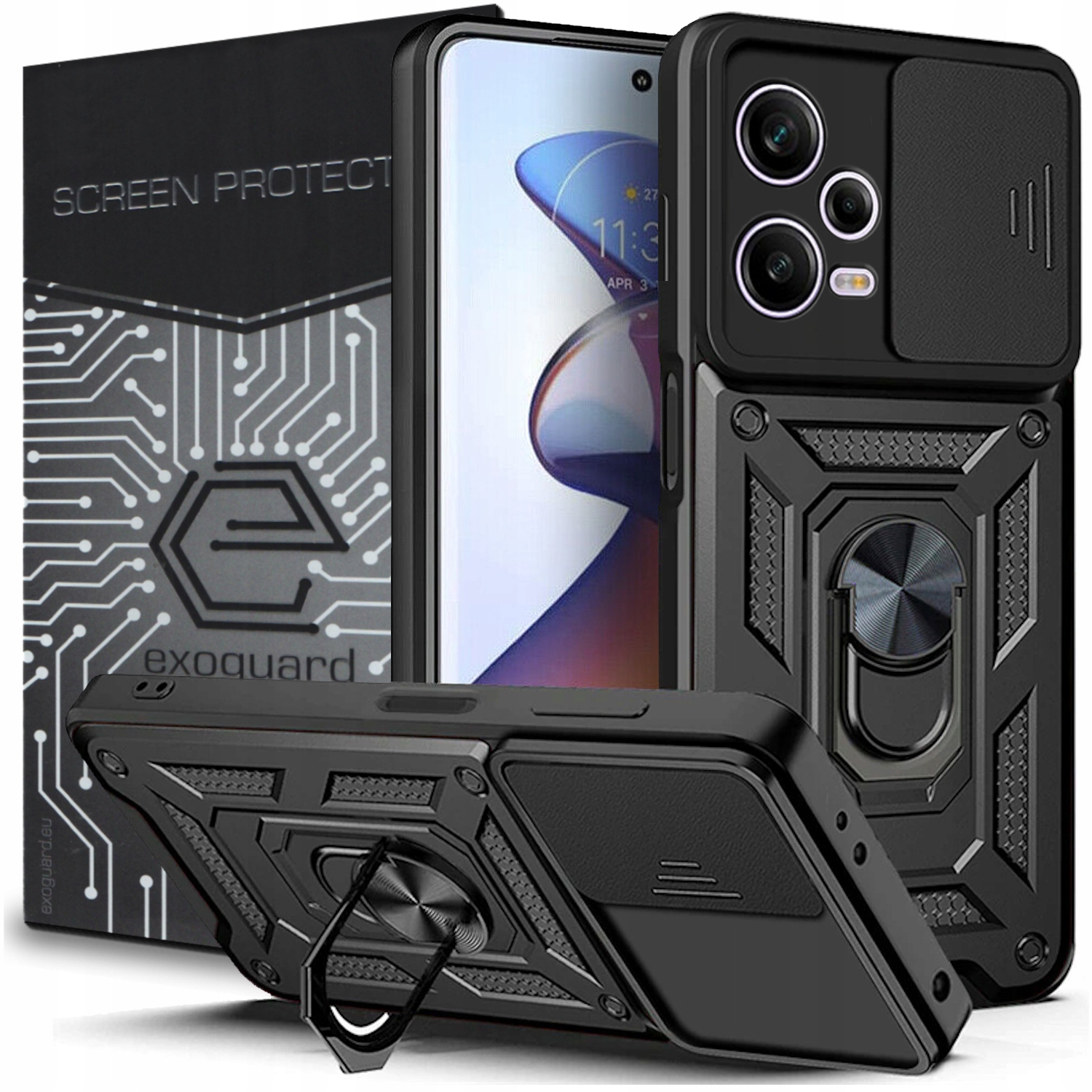 

Etui+szkło do Xiaomi Redmi Note 12 5G Poco X5 5G